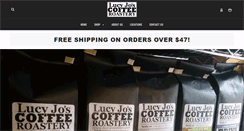 Desktop Screenshot of lucyjoscoffee.com